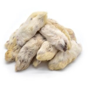 Hairy Rabbit Feet 6pcs